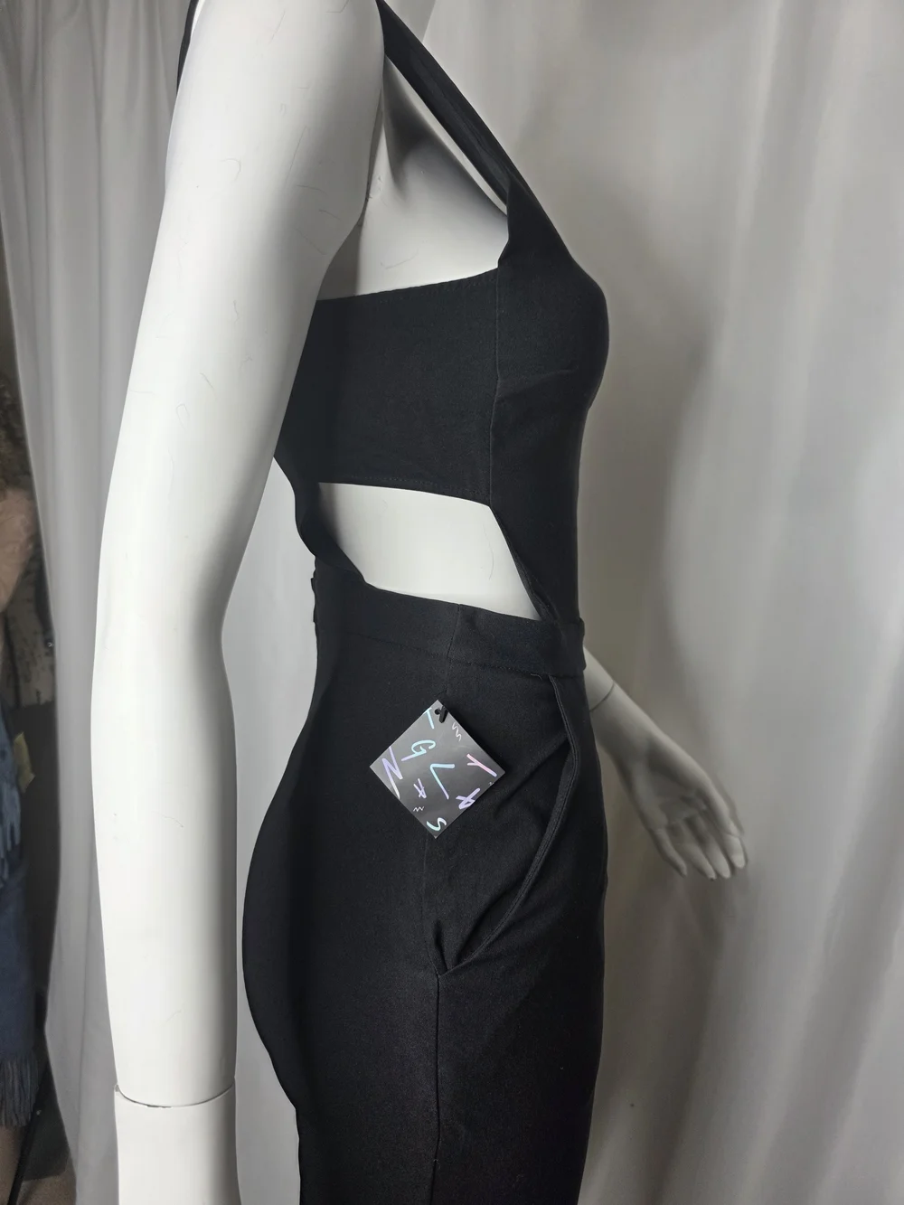 NASTY GAL Black Sleeveless Jumpsuit - Picture 9 of 11